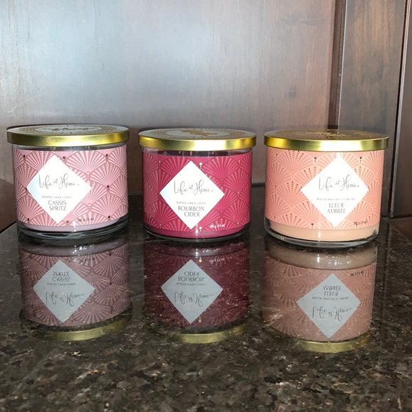 Life at Home Other - 3 NEW Scented Life at Home Candles